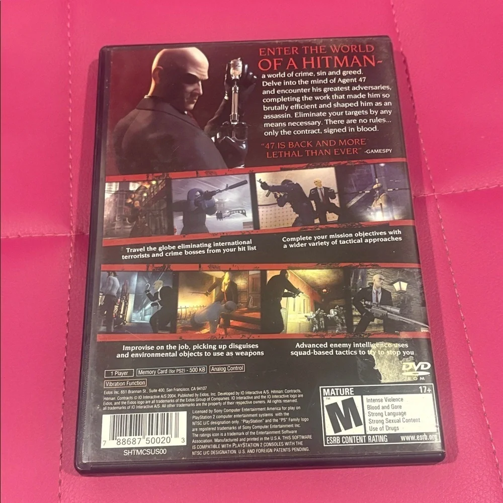 Hitman Contracts Sony PlayStation 2 Complete CIB Tested